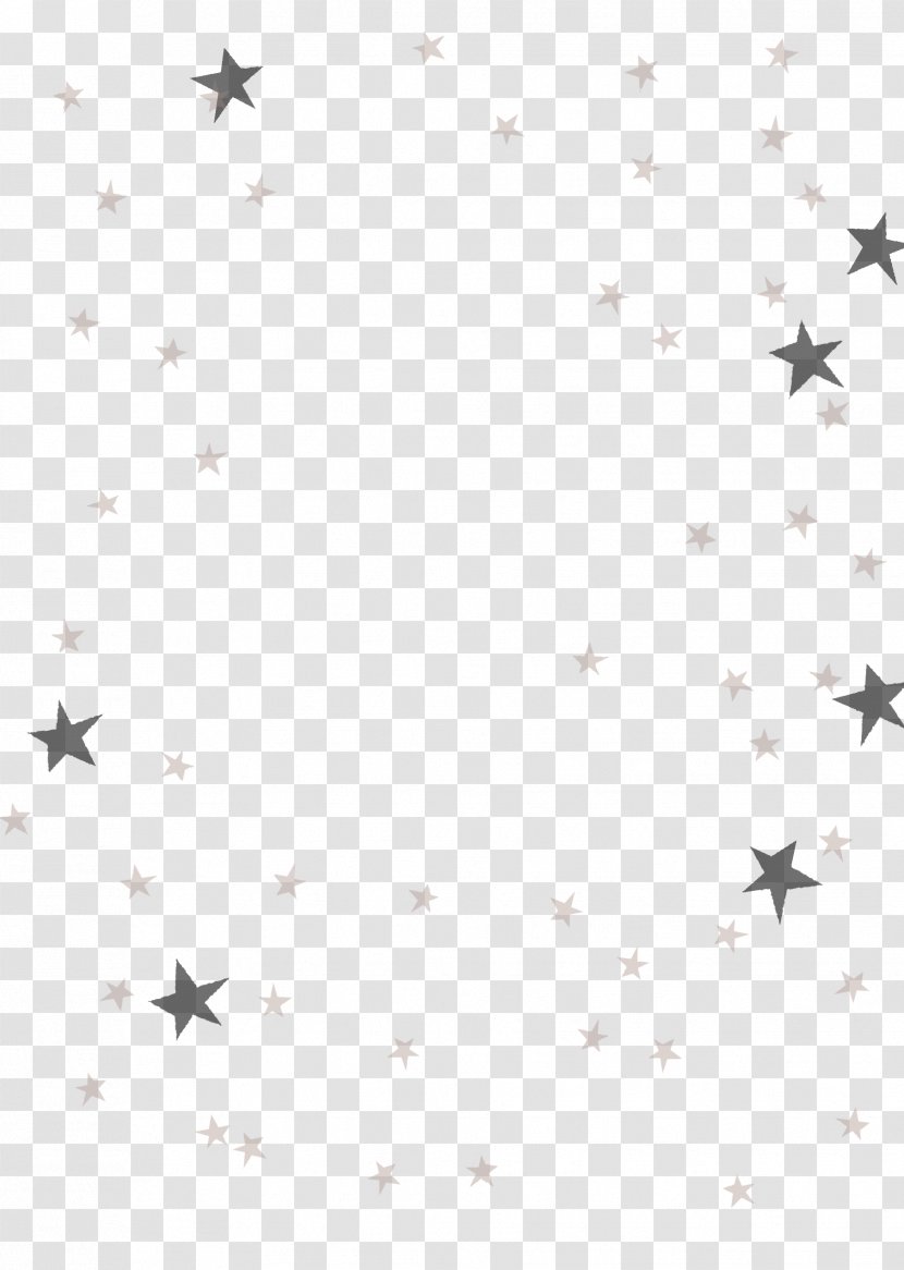 Paper Cake Illustration - Black - Star Decoration Background Transparent PNG
