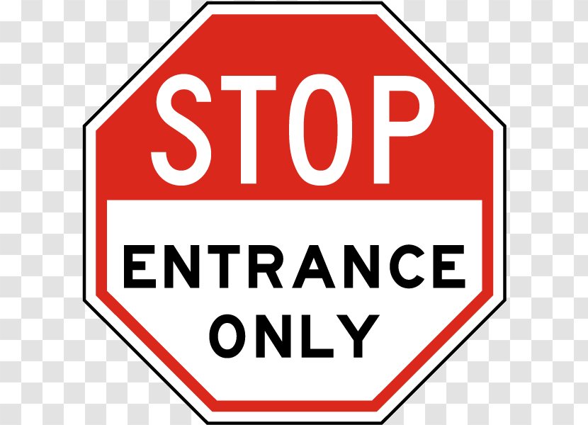 Traffic Sign Stop Road Safety - Symbol Transparent PNG
