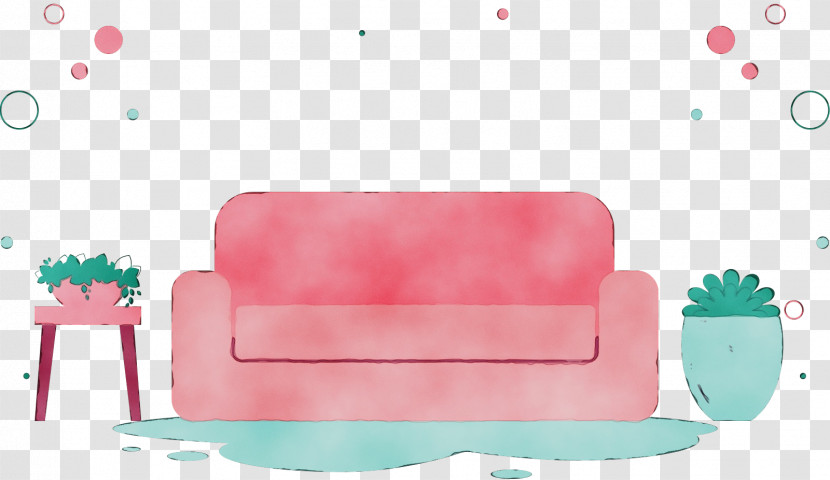 Couch Chair Meter Turquoise Transparent PNG