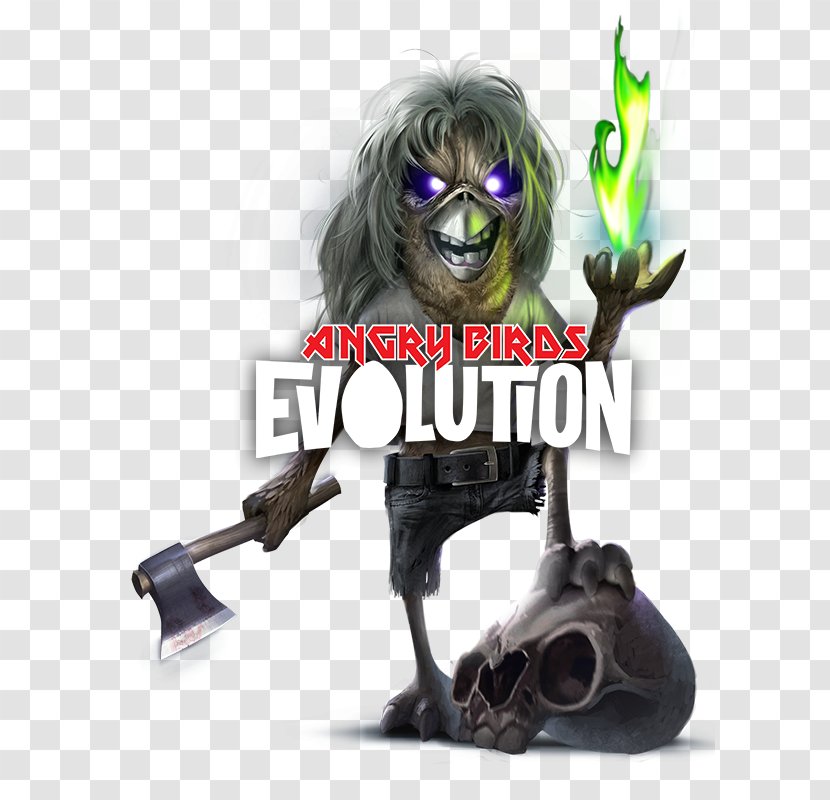 Angry Birds Evolution Iron Maiden Eddie Heavy Metal Rovio Entertainment - Watercolor - Nibblers Transparent PNG