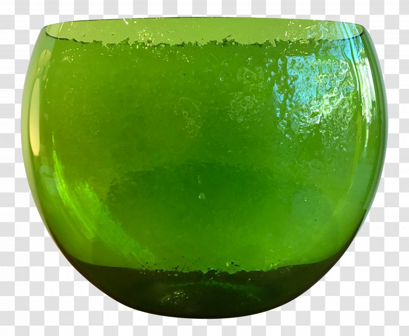 Blenko Glass Company, Inc. Green Bowl Water - Liquid - Bohemian Aperitif Glasses Transparent PNG