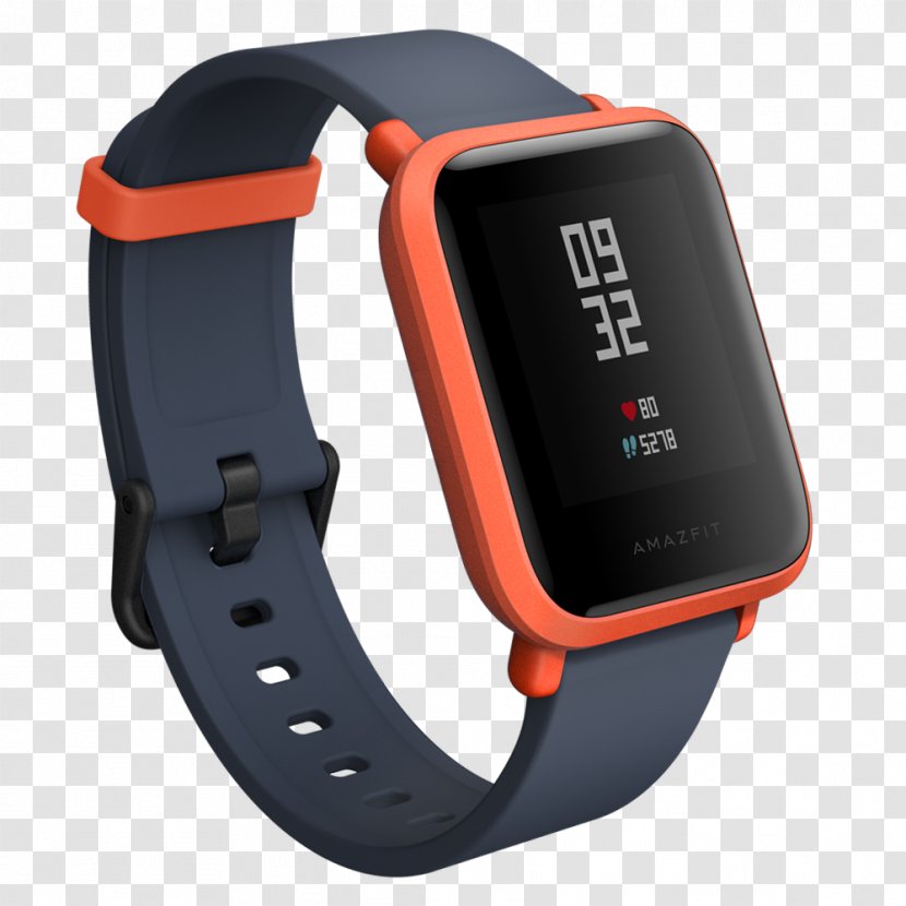 GPS Navigation Systems Smartwatch Amazfit Bip Xiaomi - Orange - Watch Transparent PNG