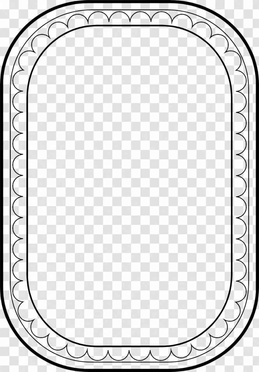 Picture Frames Clip Art - Simple Black Frame Transparent PNG