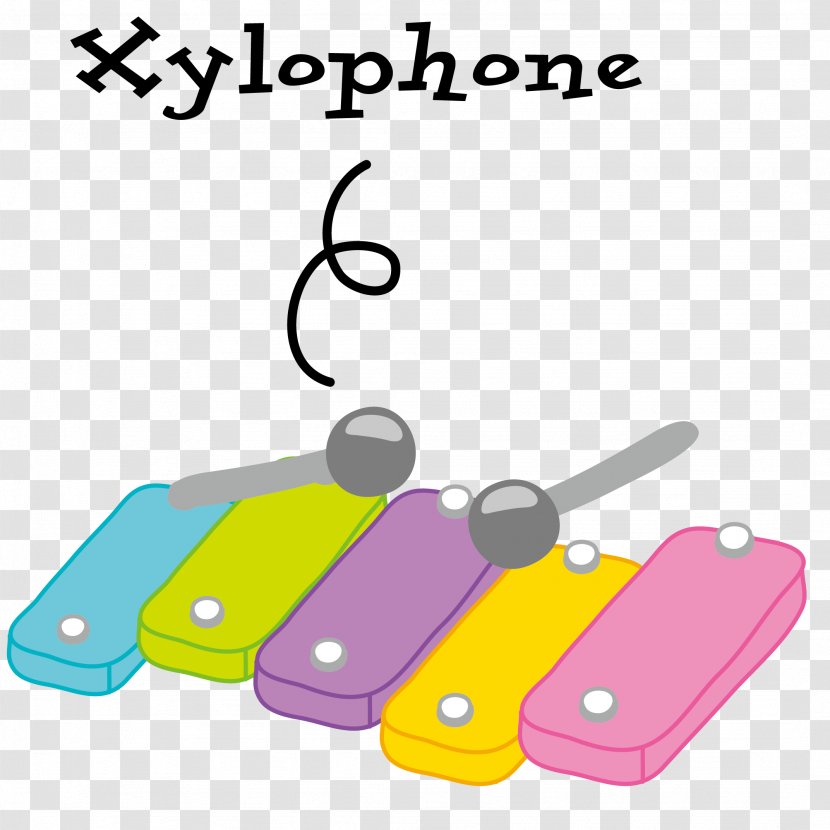 Letter Musical Instrument X - Frame - Vector Cartoon Xylophone Transparent PNG