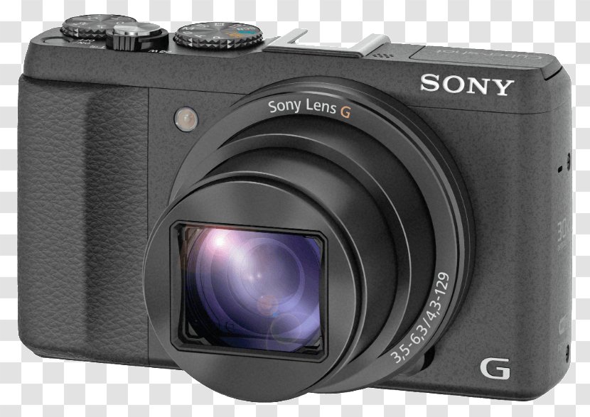 Sony Cyber-Shot DSC-HX50V 20.4 MP Compact Digital Camera - Cameras Optics - Black Cyber-shot DSC-HX60 Dsc-hx50v/b 20.4MP With 3-inch LCD Screen (Black) 索尼Camera Transparent PNG