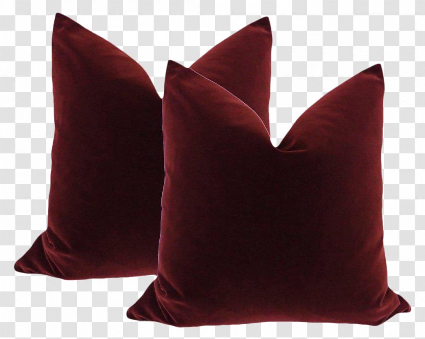 Throw Pillows Velvet Cushion Textile - Linen - Pillow Transparent PNG