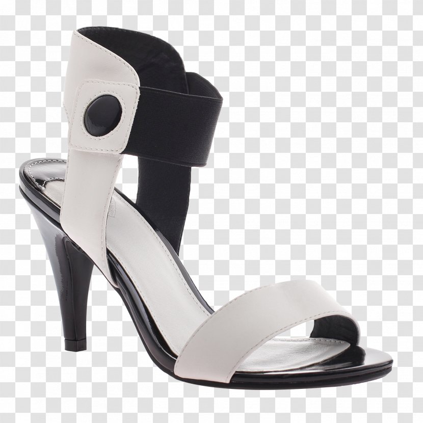 Sandal High-heeled Shoe Footwear Strap - White Transparent PNG