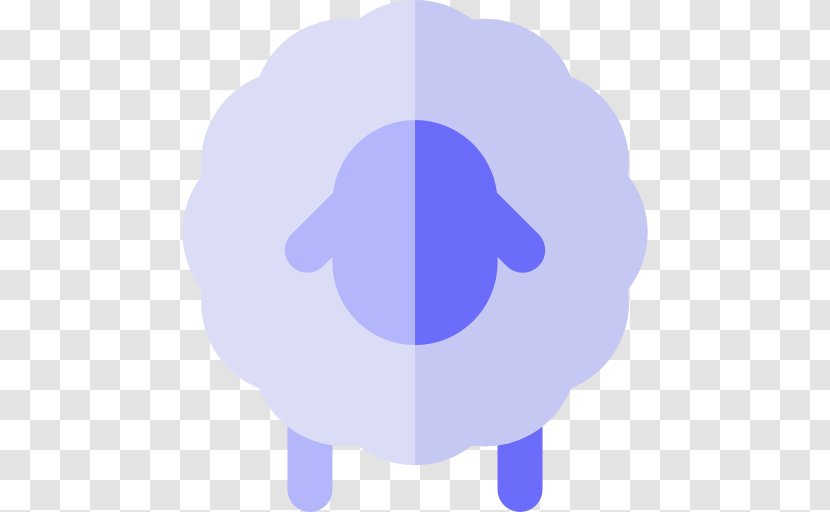 Sheep Icon - Cobalt Blue Transparent PNG