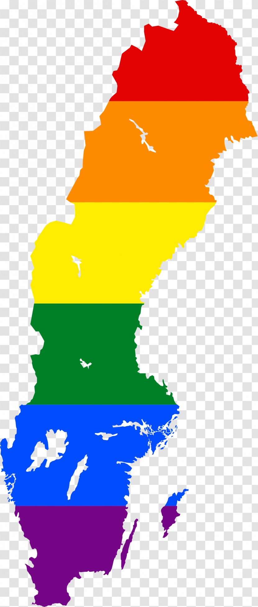 Flag Of Sweden Map National - Leaf Transparent PNG