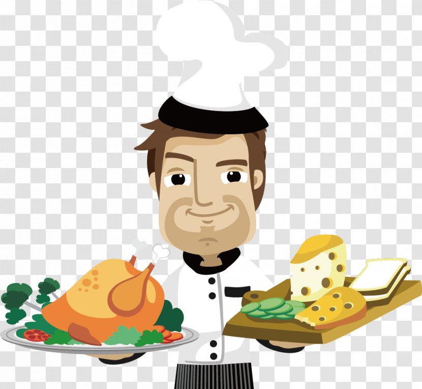 Chef Restaurant Image Vector Graphics - Profession - Cheese Cartoon Transparent PNG