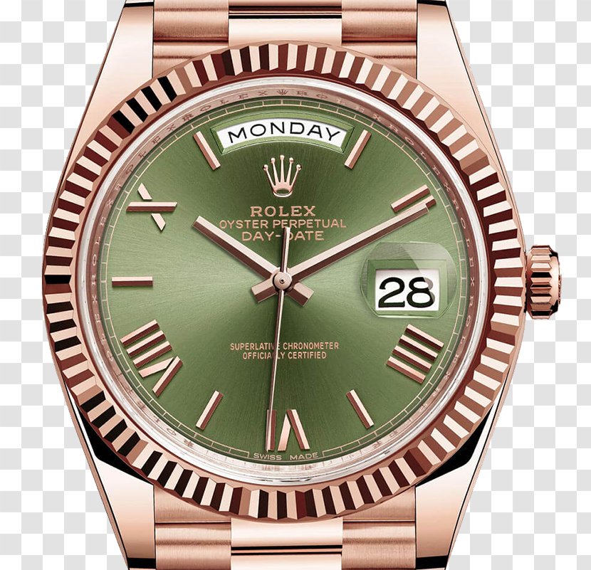 Rolex Day-Date Watch Oyster Gold - Luxury Goods Transparent PNG