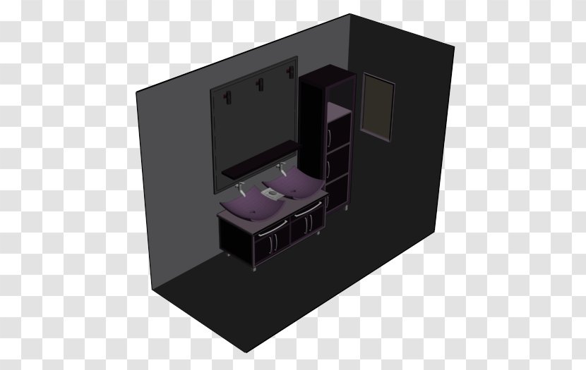 Computer-aided Design Bathroom .dwg Three-dimensional Space - Multimedia Transparent PNG