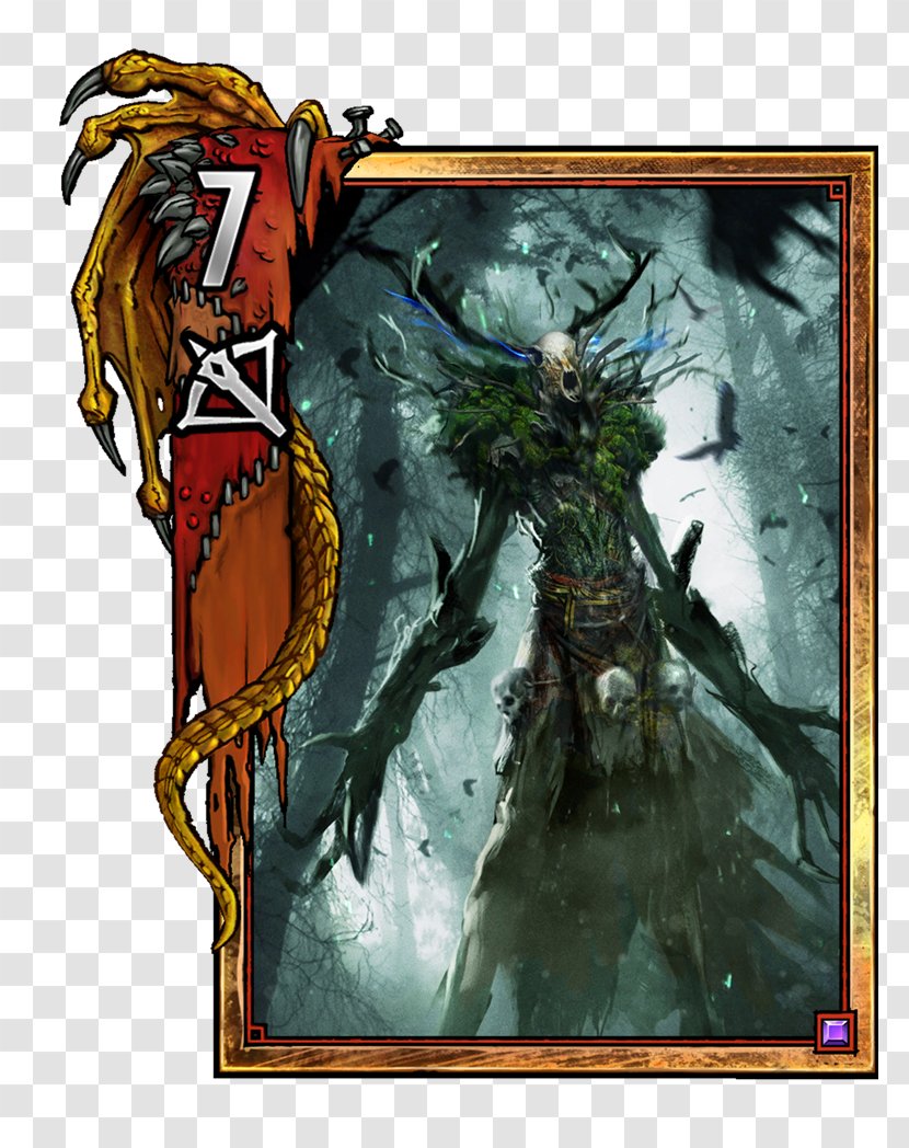 Gwent: The Witcher Card Game 3: Wild Hunt Leshy Spirit Art Of Witcher: Gwent Gallery Collection - Demon - Monster Transparent PNG