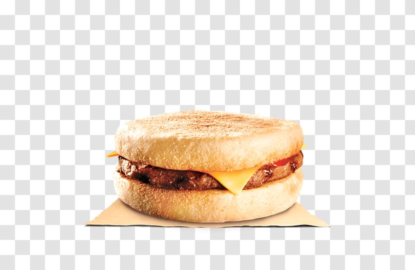 English Muffin Breakfast Sandwich Hamburger Cheeseburger - Food - Burger And Transparent PNG