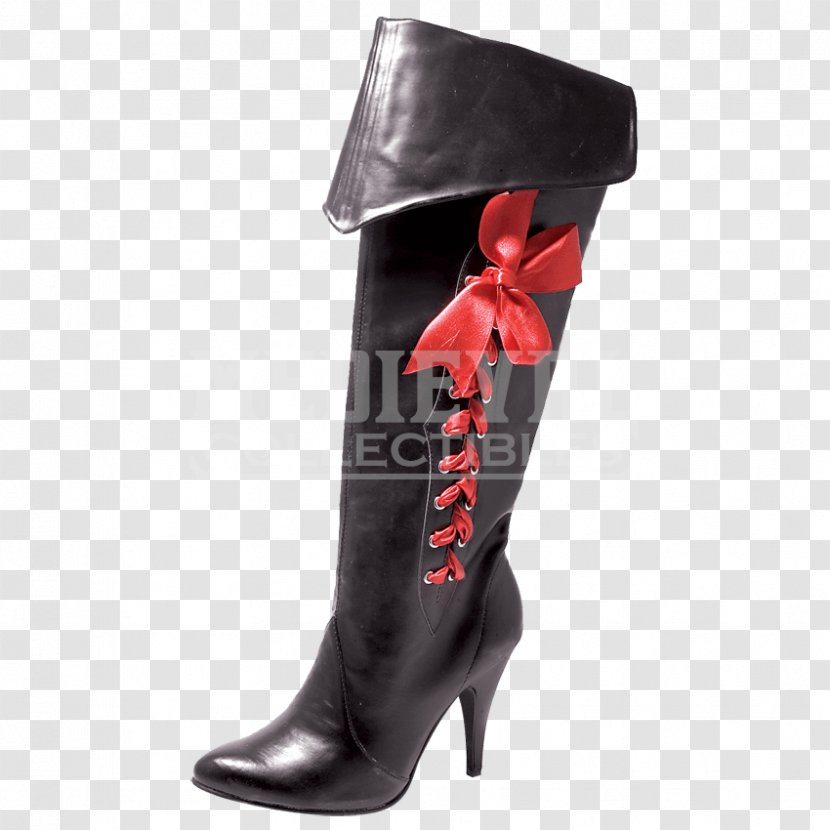 Knee-high Boot Shoe Size Clothing - Platform - Pirate Transparent PNG