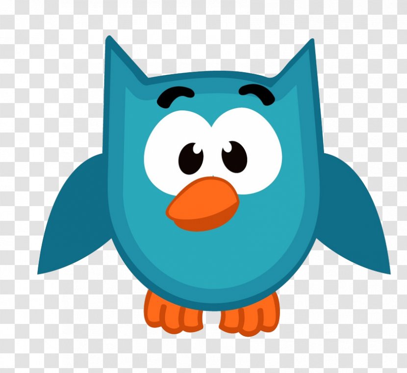 Owl Letter Animation Drawing - Fictional Character - Cartoon Hand Painted Transparent PNG