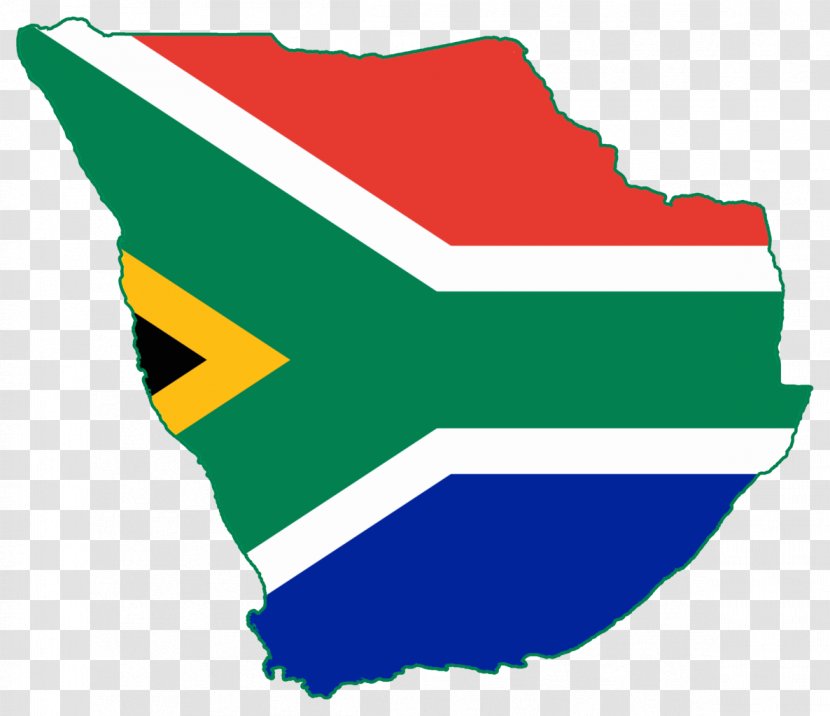 Flag Of South Africa World Map African Border War - Area Transparent PNG