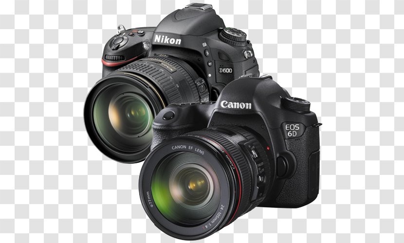 Canon EOS 6D 5D Mark III Nikon D610 Full-frame Digital SLR - Mirrorless Interchangeable Lens Camera Transparent PNG