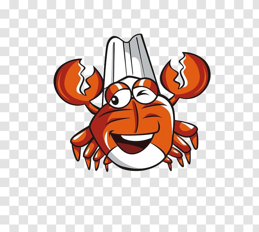 Crab Cartoon - Headgear - Chef Transparent PNG