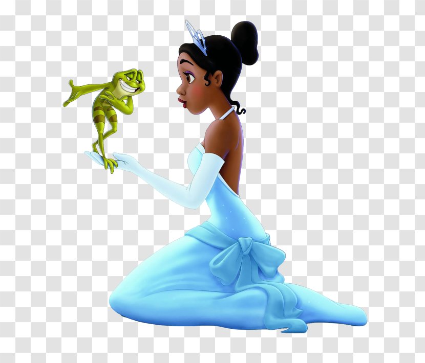 The Princess And Frog Figurine Turquoise - Tiana - Clipart Transparent PNG