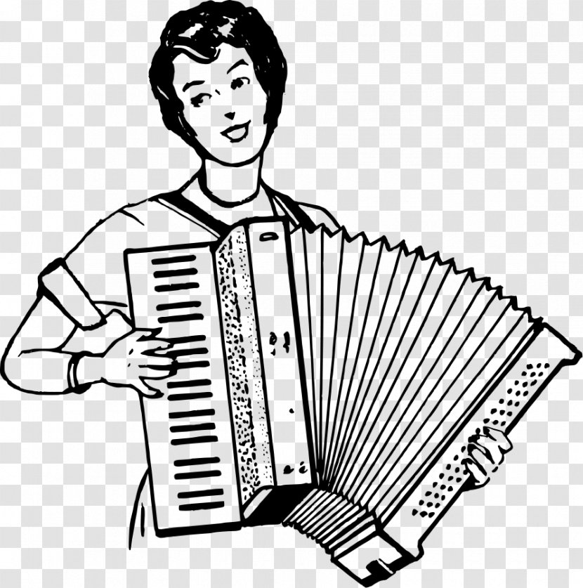 Accordion Musical Instruments Clip Art - Heart Transparent PNG