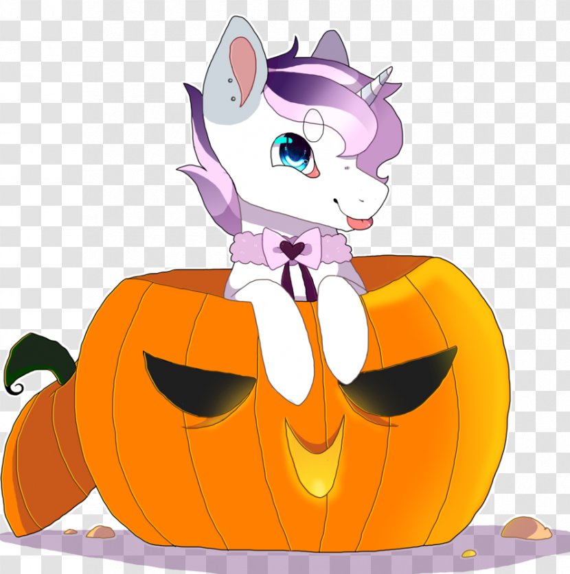 Cat Calabaza Clip Art Horse Jack-o'-lantern - Jack O Lantern Transparent PNG