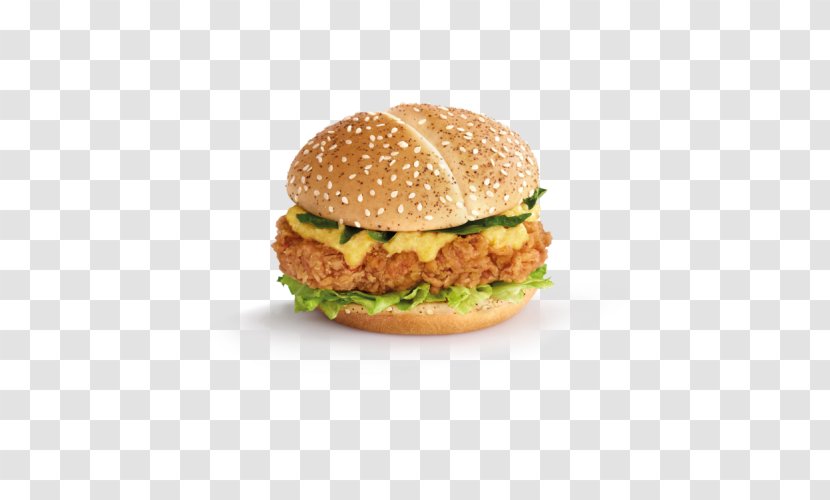 Hamburger McChicken Salted Duck Egg Singaporean Cuisine Cheeseburger - Vegetarian Food - Mcdonalds Transparent PNG