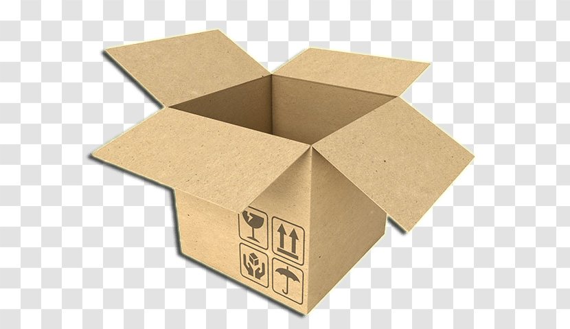 Paper Cardboard Box Corrugated Fiberboard Design - Printing Transparent PNG