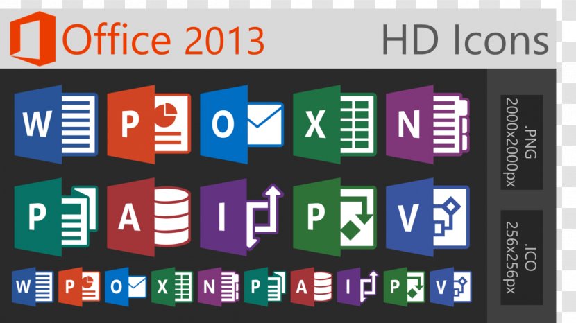 Microsoft Office 2013 365 - Brand Transparent PNG