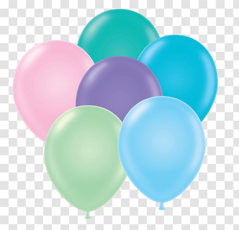 Gas Balloon Pastel Blue Clip Art - Balloons Transparent PNG
