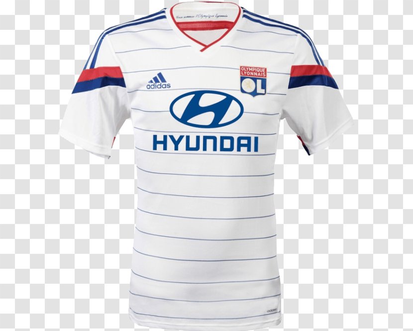 Olympique Lyonnais T-shirt 2014 FIFA World Cup Jersey - White Transparent PNG