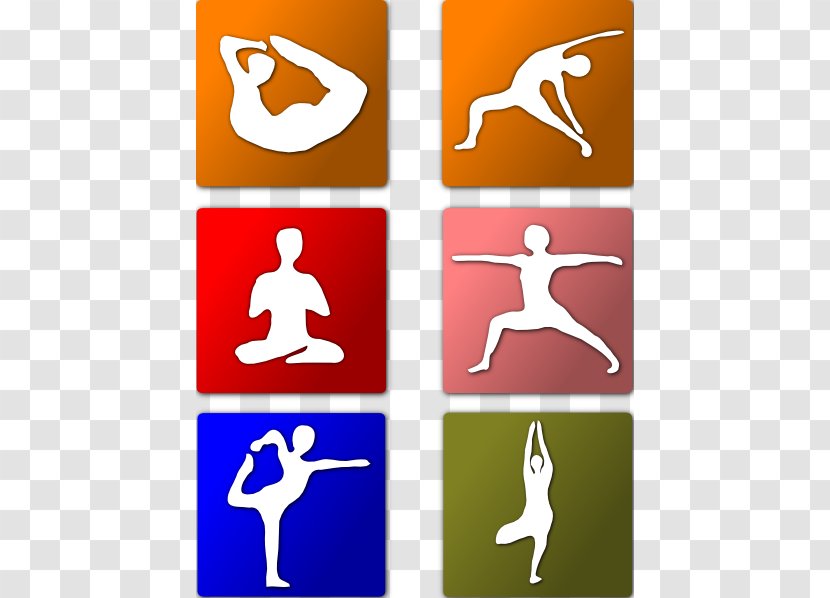 Yoga Asana Clip Art - Logo - Pose Cliparts Transparent PNG