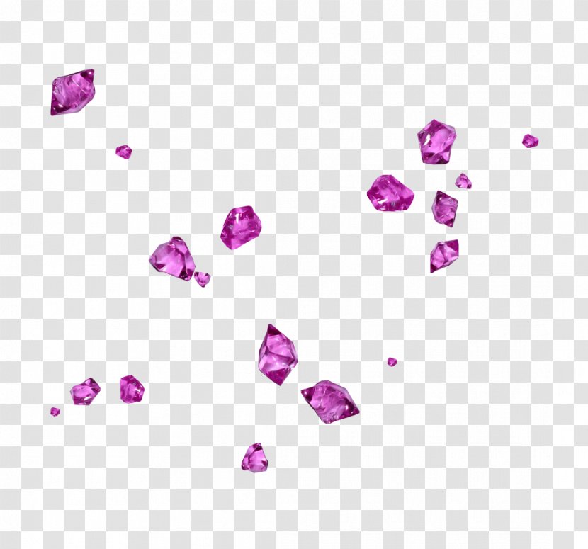 Violet Purple Lilac Pink - Quartz - Floating Transparent PNG