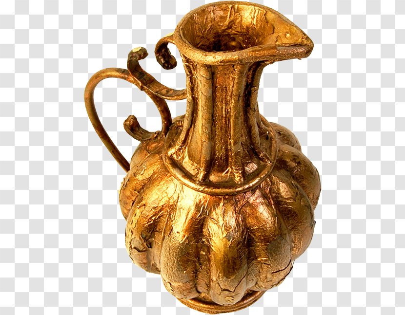 Vase Pitcher Metal Pottery Jug Transparent PNG