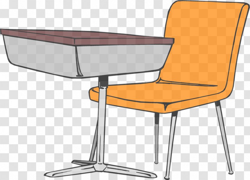 Chair Furniture Line Table Office - Armrest Transparent PNG
