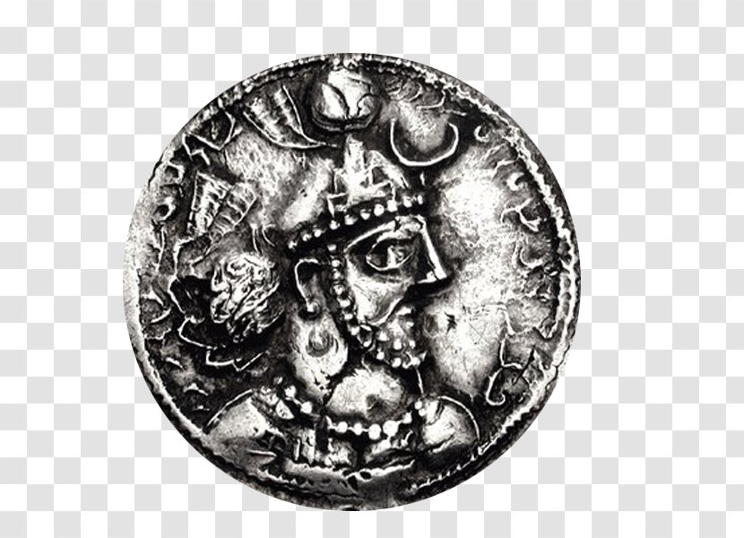 Sasanian Empire Coin Prophet Islam سکه‌های ساسانی - Muhammad Transparent PNG