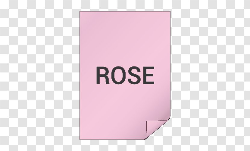 Rose Color Rectangle Brand Font - Magenta - Field Transparent PNG