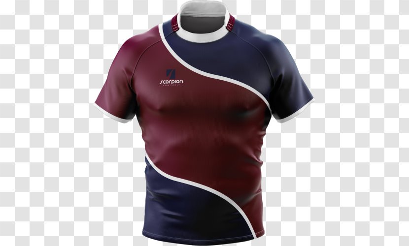 Jersey T-shirt Rugby Shirt Union - Sleeve Transparent PNG