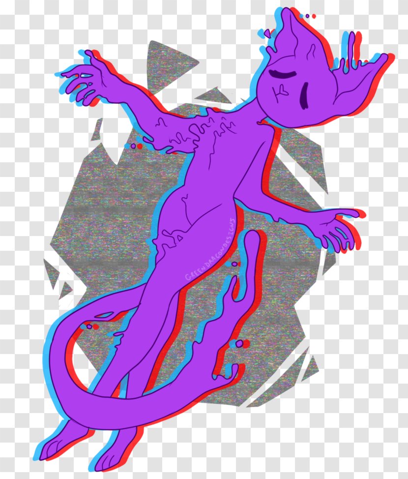 Clip Art Illustration Legendary Creature Pink M - Trippy Much Wow Transparent PNG