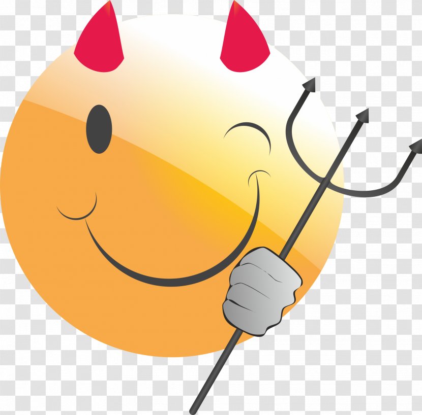 Smiley Emoticon Emoji Devil Clip Art - Smile Transparent PNG