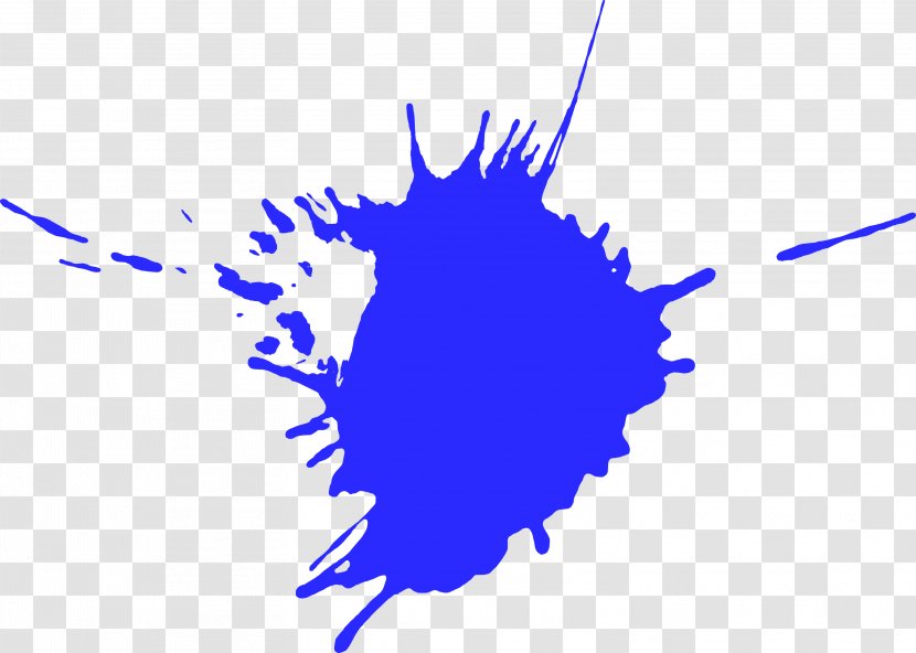 Blue Paint Clip Art - Point - Splash Transparent PNG