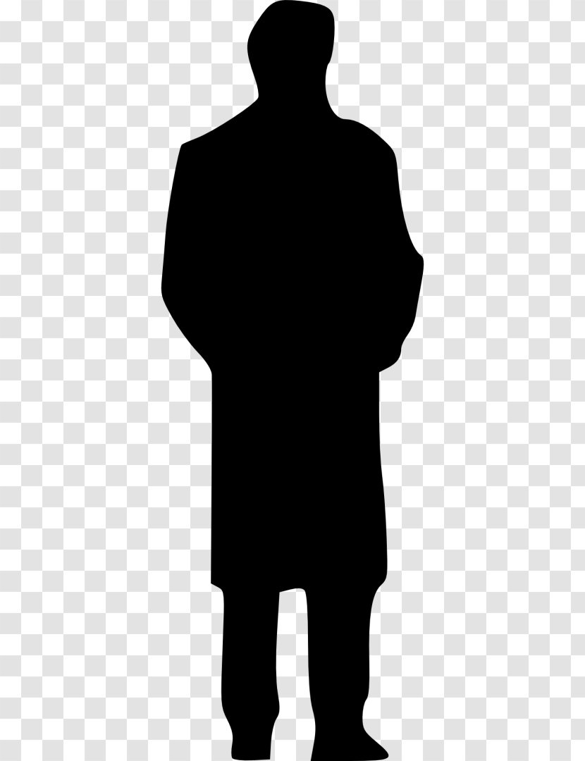 Silhouette Male Clip Art - Standing Transparent PNG