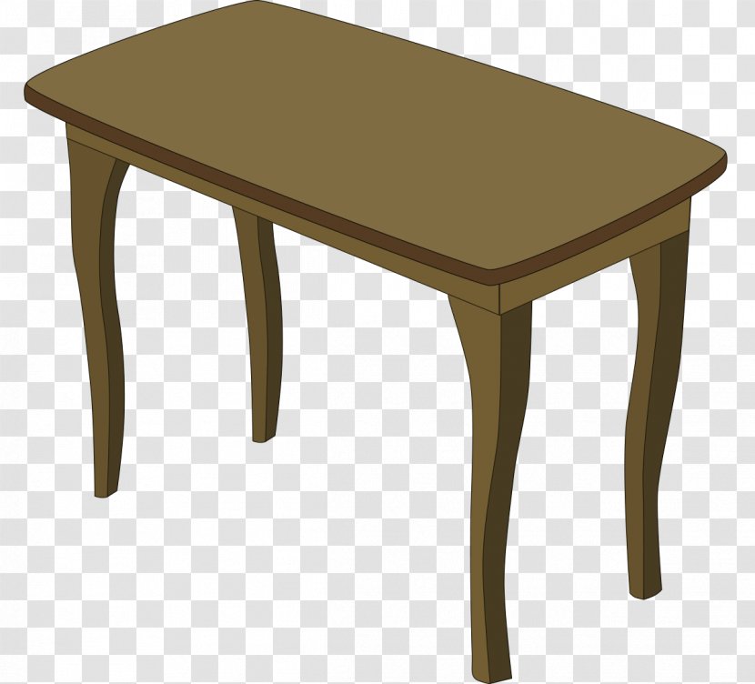 Table Bedroom Furniture Clip Art - Porch - Vector Cartoon Home Wooden Tables Transparent PNG