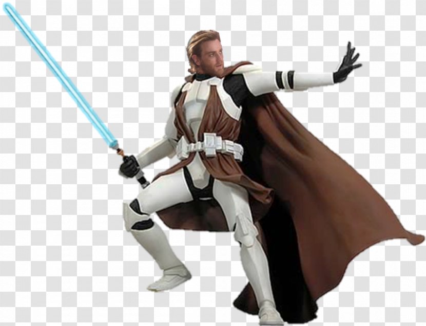 Obi-Wan Kenobi Star Wars: The Clone Wars Trooper - Jedi - Obi Wan Transparent PNG