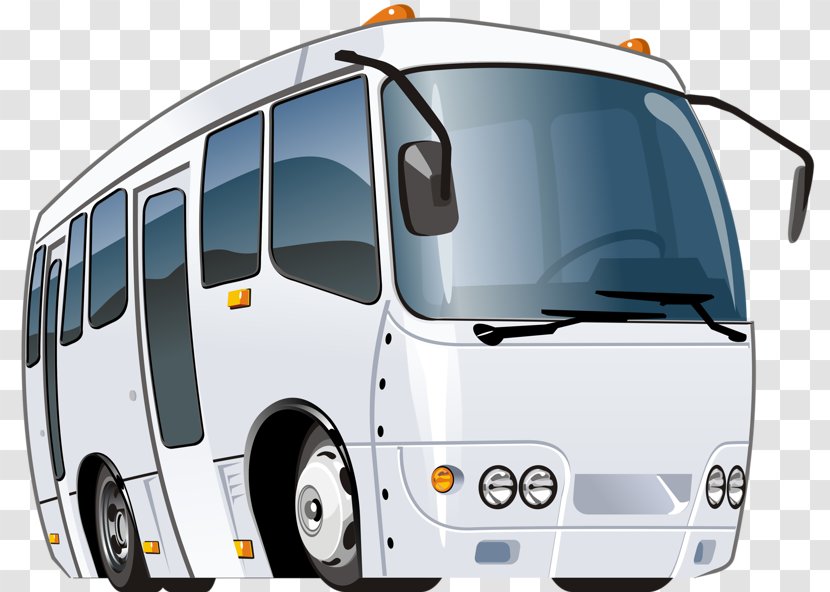 Bus Cartoon Stock Illustration - Tour Service Transparent PNG
