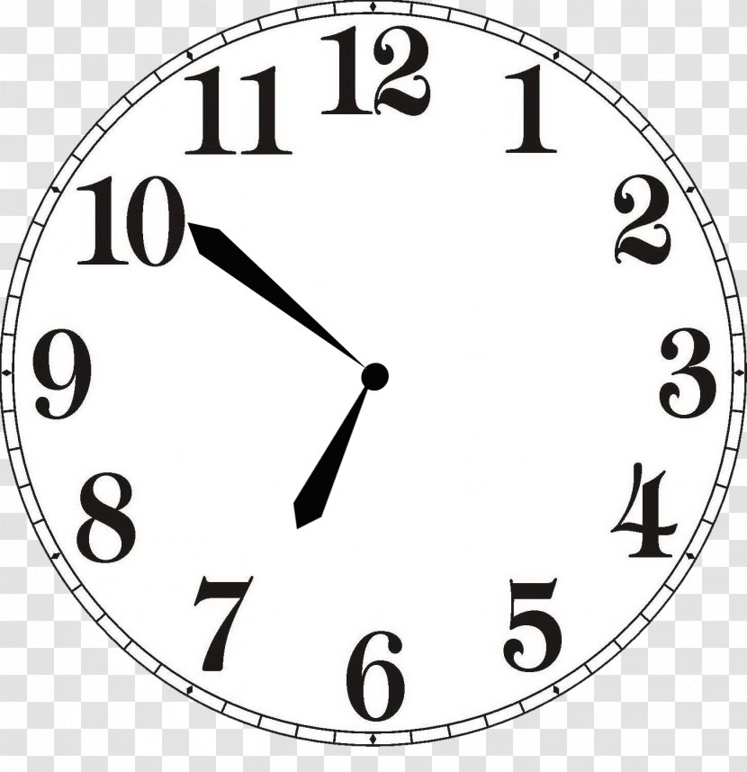 Clock Face Roman Numerals Time - Education - Hour Transparent PNG