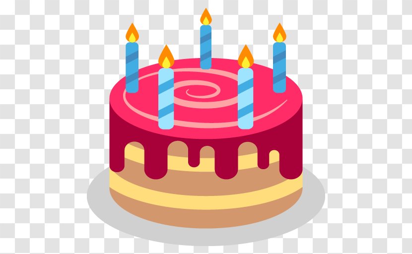Birthday Cake Clip Art Emoji - Decorating Transparent PNG