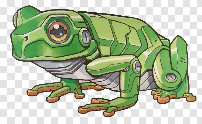 True Frog Toad - Art - Vector Machinery Frogs Transparent PNG