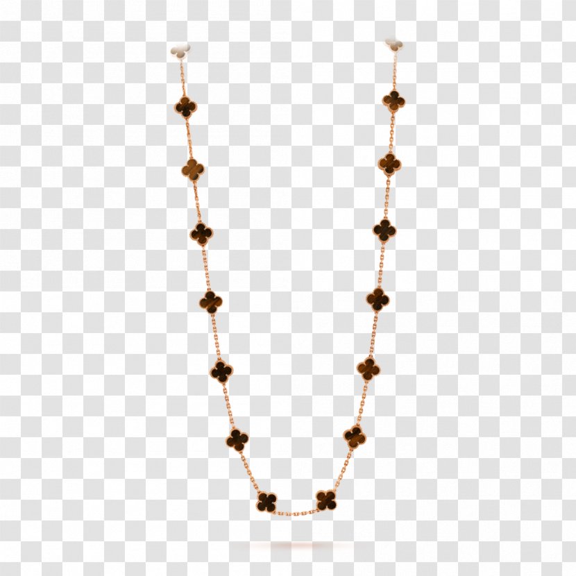 Necklace Van Cleef & Arpels Jewellery Alhambra Gold - Religion - Poetic Charm Transparent PNG