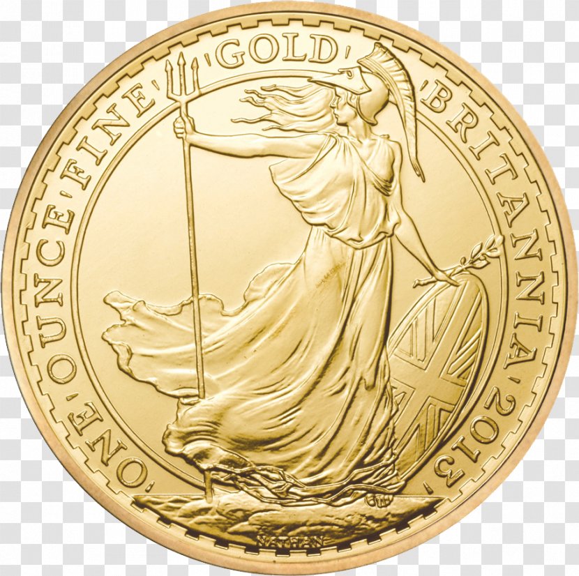 United Kingdom Britannia Gold Bullion Coin Transparent PNG